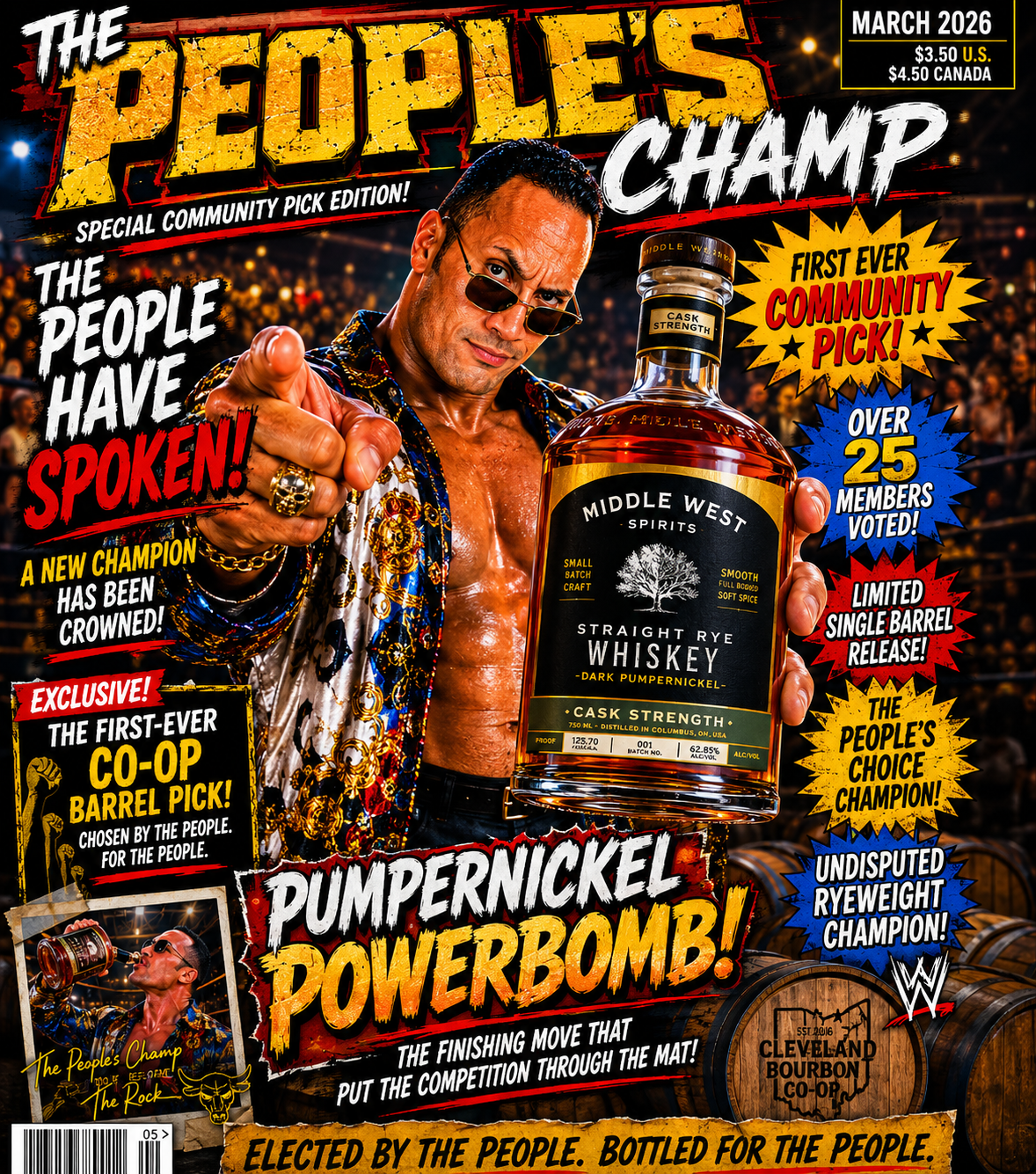 Middlewest Spirits Pumpernickel Rye Single Barrel Tater Sticker